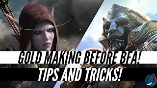 World of Warcraft | GREAT GOLD MAKING before BFA! | Work smart, not hard! Tips & Tricks
