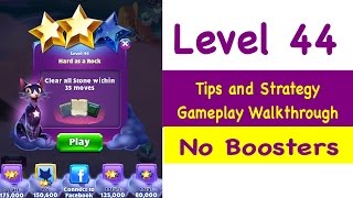 Bejeweled Stars Level 44 Tips and Strategy Gameplay Walkthrough No Boosters