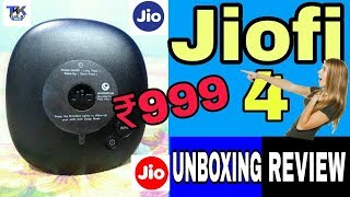 Jiofi 4 Unboxing and Review | JIOFi 4 Wifi Router India Unboxing | Hindi Review