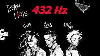 Gnar - Death Note ft. Lil Skies & Craig Xen [Bass Boosted + 432Hz]