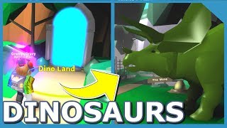 New Dino Land Update in Roblox Mining Simulator
