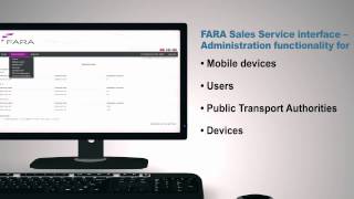 FARA Mobile Ticket and Cloud-enabled management platform