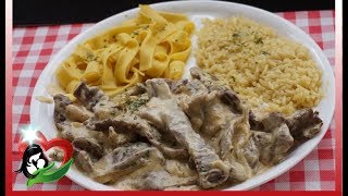 Beef Stroganoff || لحم ستروجانوف