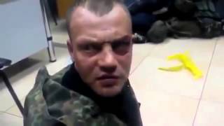 АТО  Допрос пленного, который готов умереть за Путина и ДНР