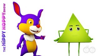 Shape Triangle Original Colors and Shapes Song for Children | Hippy Hoppy Show