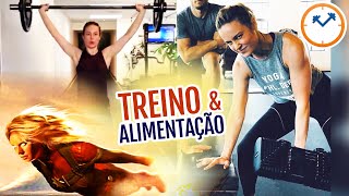 A ROTINA de TREINO e ALIMENTAÇÃO da CAPITÃ MARVEL (Brie Larson) | Saúde na Rotina
