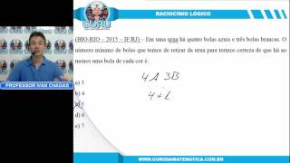 0645 - BIO RIO - 2015 - IF/RJ - RACIOCÍNIO LÓGICO (www.gurudamatematica.com.br)