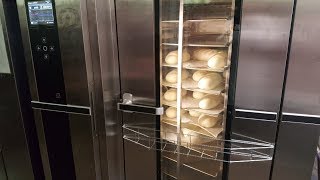 Revent 725 Выпечка батонов на ротационной печи.