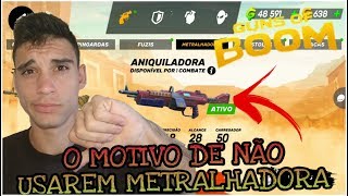 Esse é o motivo de não usarem metralhadora no GUNS OF BOOM  - Melhores armas
