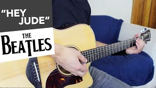 Hey Jude - The Beatles Guitar Lesson - Easy beginner Guitar songs (How to play)