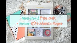 MINI HAUL PRIMARK PAPELERIA y REVIEW "KIT HELLO DEAR COLOR CRUSH" de WEBSTER´S PAGES