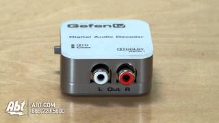 GefenTV Digital Audio Decoder GTVDD2AA Overview
