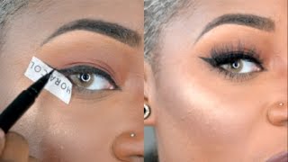 How to do Winged Eyeliner for Dummies | In- Depth Talk Through | Beginner Friendly