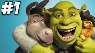 Shrek 2: The Game Walkthrough | Level 1 - Shrek's Swamp | Part 1 | PS2 Xbox Gamecube (HD)