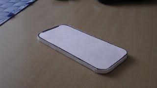 Как сделать модель iPhone X из бумаги. Paper IPhone X