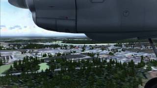 АN-24 Landing in USHQ(FS2004)ORBX ground textures for FS2004