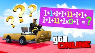 УРАВНЕНИЕ С ПОДВОХОМ? ПРОВЕРКА ИНТЕЛЛЕКТА - ГОНКИ GTA 5 ONLINE ( ГТА 5 ГОНКИ )