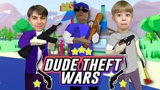 Лучше чем GTA!? ? Dude Theft Wars - Коды и прохождение! Катаемся на Bugatti Бургетти! ?