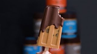 أستيك أيس كريم لوز نباتي لذيذ.
