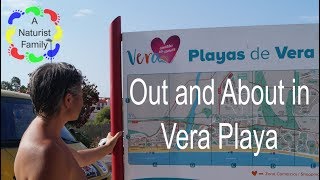 A Naturist Family #19 Out and About in Vera Playa