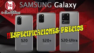 ?SAMSUNG Galaxy S20, S20 PLUS y S20 ULTRA? !!ESPECIFICACIONES Y PRECIOS!!