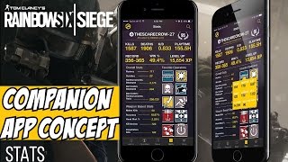 Rainbow Six Siege Companion App Concept by Cody Smith iOS Android