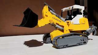 Rc full MOC Lego Technic Liebherr LR 636 Litronic - pala cingolata, crawler loader