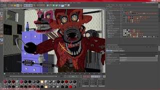 Арт фокси и мангл/Art Foxy and Mangle[C4D]