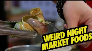 WEIRDEST FOODS AT THE NIGHT MARKET! | Fung Bros