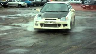 10 сентября 2011г. Автобитва. Закрытие сезона. Civic Прогрев