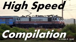 COMPILATION of HIGH SPEED trains of Western Railways [Indian Rail] !