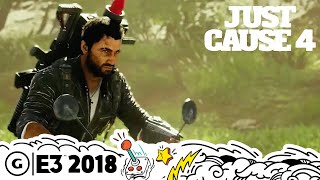 Just Cause 4's Tornadoes are Destructive and Imposing | E3 2018