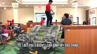 PULLING DOWN MANNEQUIN PANTS PRANK (GONE WRONG)
