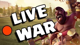 ? LIVE WAR ATTACKS !! Just 5 min Left #ep8 ? || Clash Of Clans LIVE