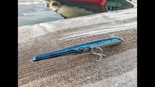 Montenegro Spinning - Spasm lure in action - Bluefish got away