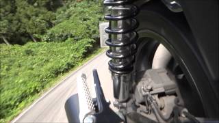 バイクカメラポジションテストツーリング　HONDA CB1100 in 御亭山こてやさん