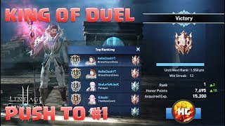 Final Push: How to Hit #1 in Arena Rank Lineage 2: Revolutions - Tips & Strategy King of the Duel