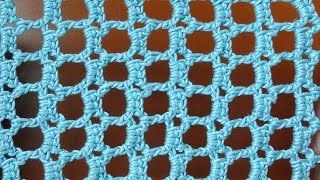 Crochet grid pattern Узор сетка вязание крючком 41