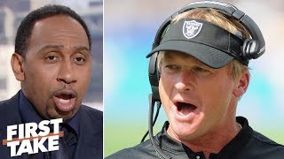 Jon Gruden ruining ‘guru status' with Amari Cooper, Khalil Mack trades? | First Take