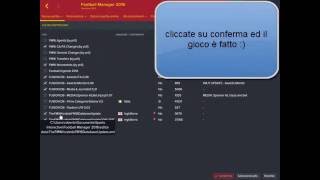 come inserire aggiornamento mercato estivo in football manager 2016