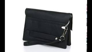 Барсетка кожаная мужская для документов Armani
