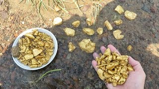 It seems I found a paradise of nuggets! It was, in fact, gold - nuggets.