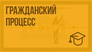 Гражданский процесс. Видеоурок по обществознанию 10 класс