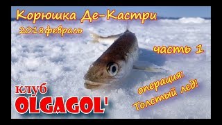 Корюшка Де- Кастри 2018 Часть 1 - Операция Толстый лед