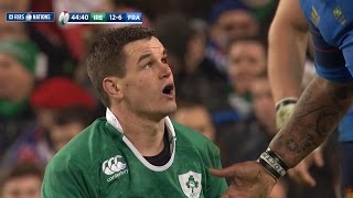 Bastareaud & Sexton take knocks - Ireland v France, 14th Feb 2015