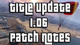 GTA Online Title Update 1.06 Patch Notes Beach Bum DLC
