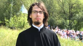 Диакон Александр Бердников о молебне