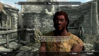 Skyrim Remastered Let's Play 1(First Time Glitch Kills Gameplay!)