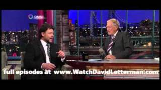 Russell Crowe in Late Show with David Letterman 2010-11-10