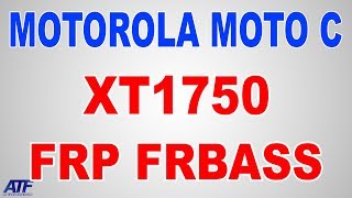 MOTOROLA MOTO C (XT-1750) FRP BYPASS